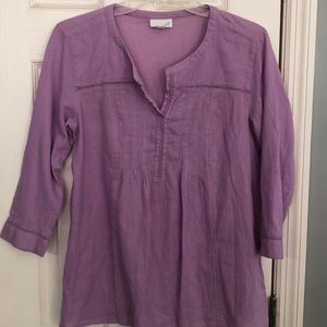 J.Jill lilac tunic 3/4 top